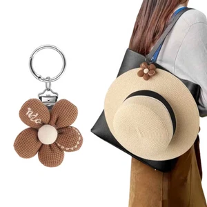 Trendy Flower Magnetic Hat Clip Sun Hat Magnetic Buckle Bag Hook Pendant - Picture 1 of 15