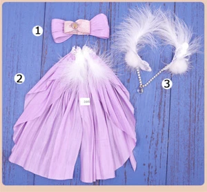 Trajes de muñeca vestido púrpura + sombreros para muñeca blythe de 12" - Imagen 1 de 6