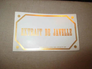 antique mid 20th century Javelle extract label - Picture 1 of 1