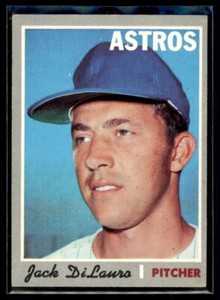 1970 Topps  Jack DiLauro  RC #382 Houston Astros