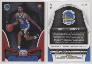 2018-19 Certified Mirror Red /299 Jacob Evans III #178 Rookie RC