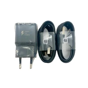 Chargeur Samsung Galaxy Bloc de Charge Européen EU TA20 avec Câbles Type C - Photo 1 sur 7