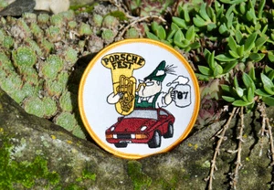 VINTAGE AUTOMOBILE CLUB PATCH / BADGE # PC AMERICA PORSCHE FEST STUTTGART 1987 - Picture 1 of 2