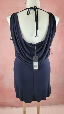 Halston Heritage Bue мини-платье размер маленький 6 новый с Ярлыками - Изображение 1 из 4