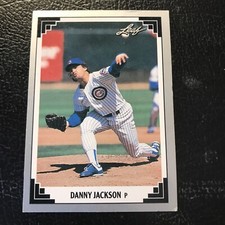 1991 Leaf Danny Jackson & Doug Dascenzo. Chicago Cubs. Baseball Cards