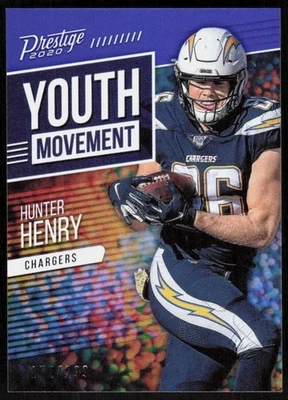 2020 Panini Prestige Hunter Henry Youth Movement /299 - Image 1 of 2
