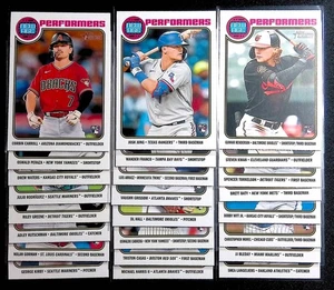 Juego completo de 25 cartas Topps Heritage New Age Perfomers 2022 - Imagen 1 de 1