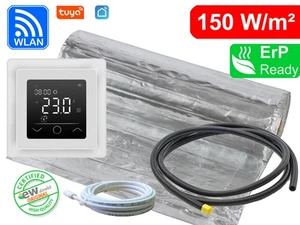 Elektrische Fußbodenheizung AluPro 150 für Laminat mit Thermostat RT-63 Wlan - Picture 1 of 9