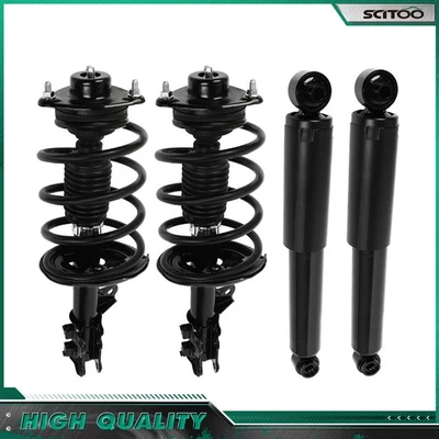 Fits 2010-2013 Kia Forte 4 Pcs Front Complete Struts & Rear Shocks Mount Kits - Image 1 of 4