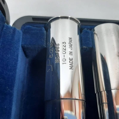 Argento flauto Pearl NC-96S usato con custodia rigida custodia morbida - Immagine 1 di 4