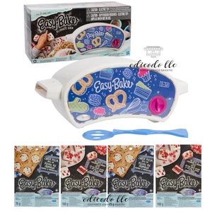 Easy-Bake-Ofen mit 4er-Pack Nachfüllung 2 Käsepizza, 2 Red Velvet & Erdbeer-Bundle - Bild 1 von 3