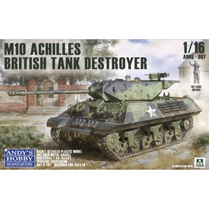 Andy's Hobby Headquarters 1:16 British Achilles M10 IIc Tank Destroyer Model Kit - Foto 1 di 1