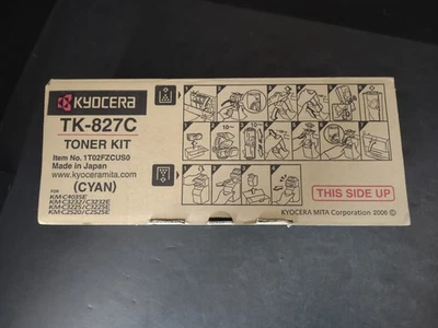 Lote de 3 juegos de tóner originales Kyocera TK-827: TK-827K, TK-827Y y TK-827C Foto 1 de 4