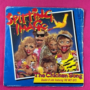 Spitting Image The Chicken Song 7’ Vinyl Single Virgin Records 1986 - Picture 1 of 4