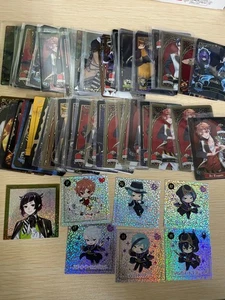 Twisted Wonderland Twin Oblate Karte 76 Set Karten Sticker Lot Bulk HALLOWEEN HOLO - Bild 1 von 16
