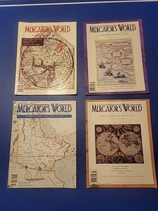 Mercator's World Magazine Lot Vol. 1 No. 1,3,5,6.... 1996 Maps Atlases Globes - Imagen 1 de 5