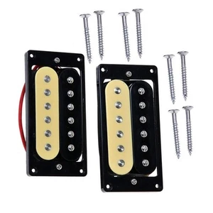 Double Coil Humbucker Pickup Electric Guitar Neck Bridge Pickup Wax Potted USA - Picture 1 of 7