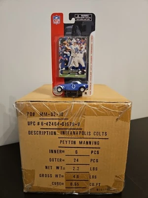 2002 Fleer Peyton Manning NFL Series 1:55 Diecast Howler Car & Card Case of 24 - Image 1 of 4