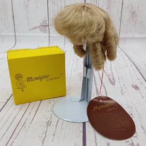 Peluca Muñeca Colección Monique 5/6 Rubia Judie Modacrílico Nuevo Antiguo Stock - Imagen 1 de 10