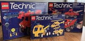 1980s Vintage Lego Technic BUNDLE - Sets 8034, 8064, 8854 - Read Description
