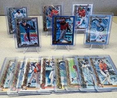 2025 Topps Holiday Parallel Lot of 14- Cookie/Elf Hat/Border Variations/RC  - Image 1 of 4