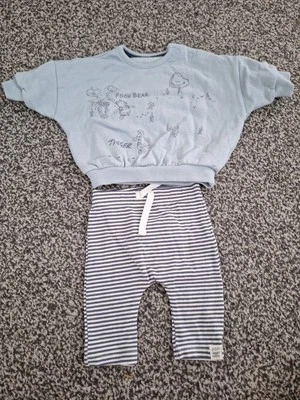 Winnie The Pooh 2 Piece  Jumper Trouser Set, First Size, 9lb - Image 1 of 4