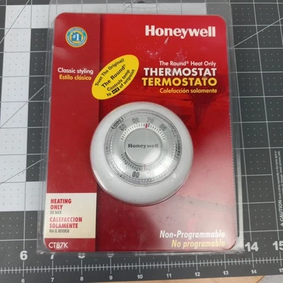 Termostato Honeywell The Round solo calor no programable CT87K nuevo sin abrir  Foto 1 de 4