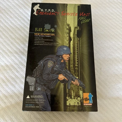 BOX ONLY For Dragon "Bill Smith" NYPD Emergency Service Unit Full Gear - Image 1 of 4