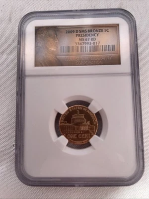2009 D 1C Lincoln Bicentennial SMS Bronze Cent Presidency NGC MS 67 RD - Image 1 of 4