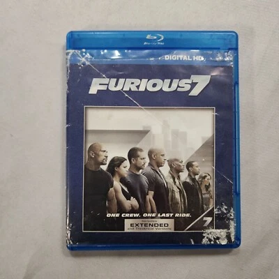 Furious 7 (Blu-ray,2017) Fast & Furious series Extended Edition - Image 1 of 4