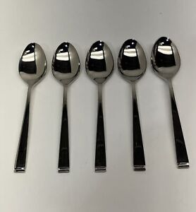 Reed & Barton BARCLAY 18/8 Stainless 6” Teaspoon Japan (Lot Of 5 Spoons)