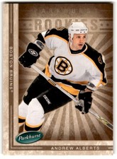 2005-06 Parkhurst Andrew Alberts Rookie #605 Boston Bruins