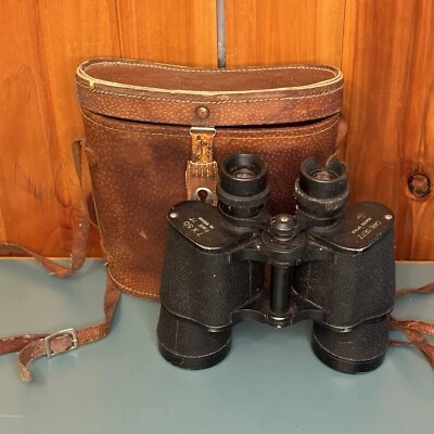 Vintage Carl Seitz 7x50 Binoculars Coated Optics with Case Germany No Lens Caps - Image 1 of 4