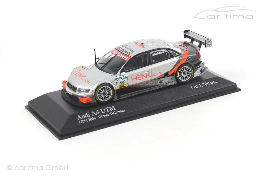 Audi A4 DTM 2006 Olivier Tielemans Minichamps 1:43 400061419 - Immagine 1 di 1