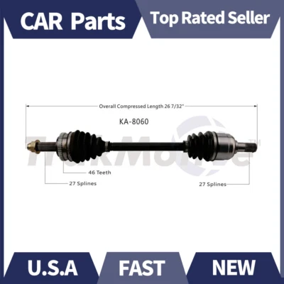 Eje delantero izquierdo CV SurTrack KA-8060 para Kia Soul 2010-2011 2,0 L_HL Foto 1 de 3