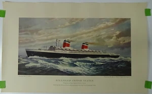 Steamship United States T.C. Skinner 17.50"x28" Print/Poster #35 - Picture 1 of 7