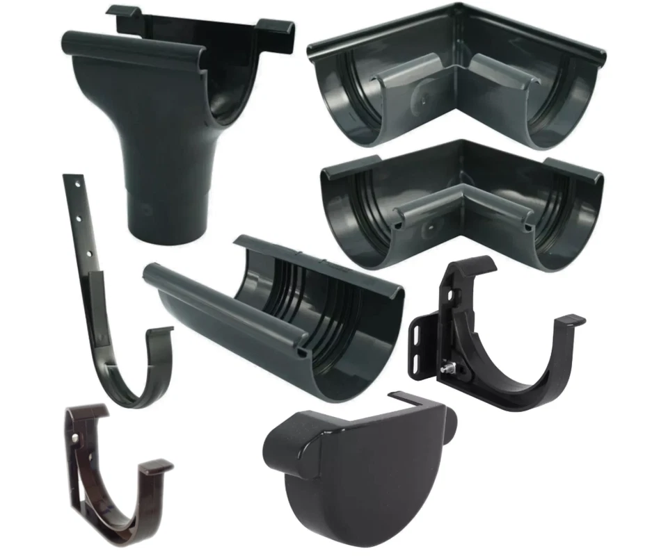 Marley Continental Dachrinnen set Dachrinnenteile RG 75 Anthrazit RAL7016 - Bild 1 von 1