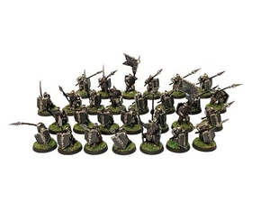 IRON HILLS DWARF SPEAR WARBAND 28 lord of the rings warhammer 28mm Painted - Picture 1 of 5