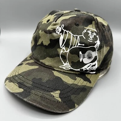 Gorra True Religion Camuflada Adulto Snapback Gorra Verde Camuflaje Guitarra Buda Foto 1 de 4
