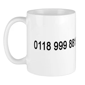 11oz mug The IT Crowd Emergency Services - Printed Ceramic Coffee Gift Tea Cup - Picture 1 of 1
