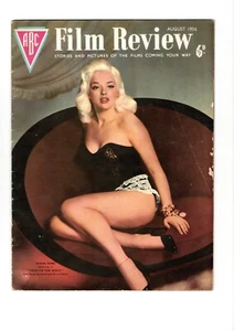 ABC Film Review Magazine Aug t 1956 complete Anne Francis Diana Dors Mario Lanza - Picture 1 of 5