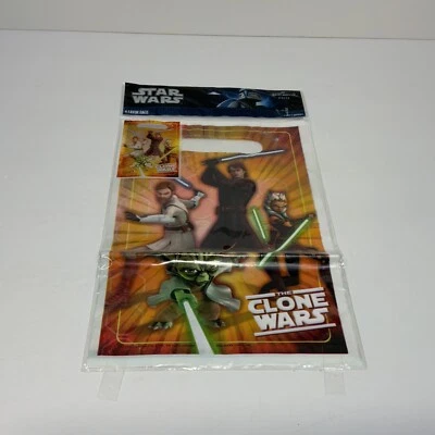 Star Wars Clone Wars Fuerzas Opuestas Fiesta Favor Golosinas Bolsas Suministro de Cumpleaños 8 Ct Foto 1 de 4