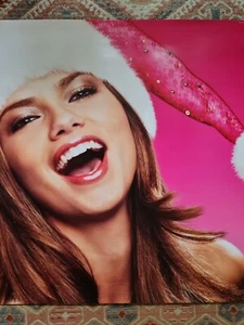 Authentic Victoria Secret Poster 34”x34” Heavy Thick Paper Adriana Lima - Picture 1 of 2