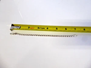 Sterling Silber geschlossenes Seil Gliederarmband - Bild 1 von 6