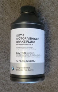 (Case of 12)GENUINE for BMW DOT 4 Brake Fluid  12 fl oz Bottles - Bild 1 von 4