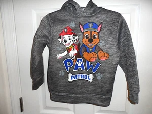 Paw Patrol Kids Gray Heather Hoodie Size 6 polyester fleece - Picture 1 of 8