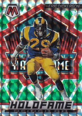 2022 Panini Mosaic Eric Dickerson HOLOFAME Green Mosaic Prizm No. HF-11 - Image 1 of 2