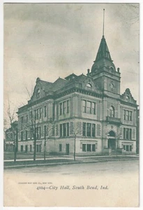 South Bend 1906, Indiana - Edificio histórico - Postal vintage - Imagen 1 de 2