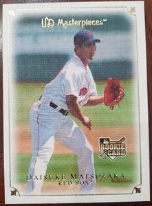 2008 UPPER DECK FAN PACKS MASTERPIECES DAISUKE MATSUZAKA ROOKIE CARD #27 NM/MT - Picture 1 of 2
