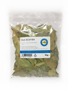 Whole Dried Bay Leaves (leaf) - Selected for the Best Quality 20g